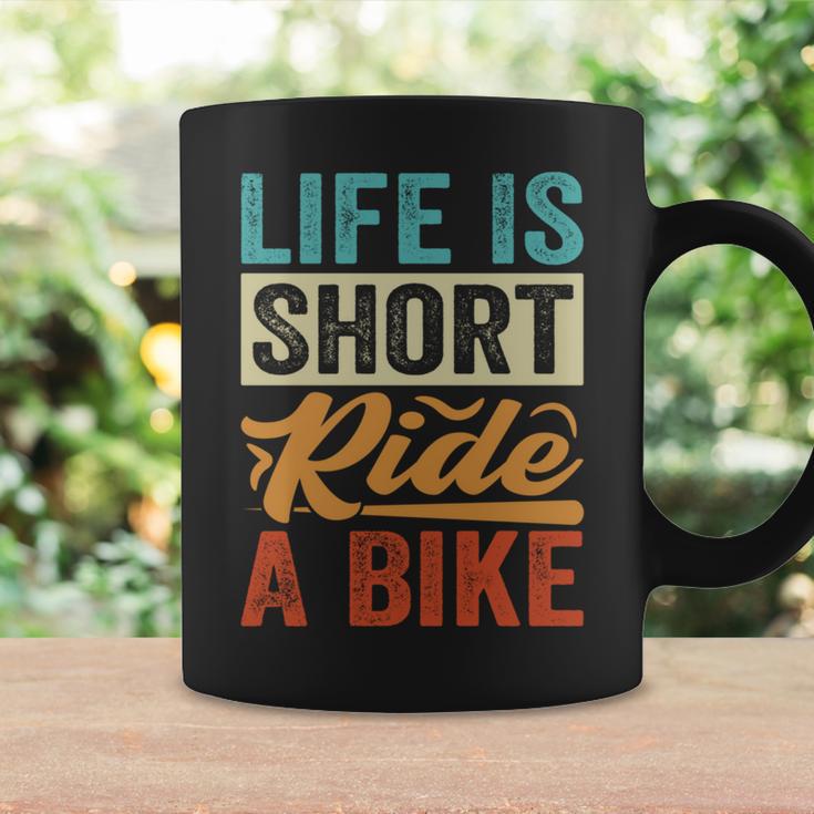 Life Ishort Ride A Bike Motorcycle Rider 長袖tシャツ コーヒーマグ ギフトのアイデア
