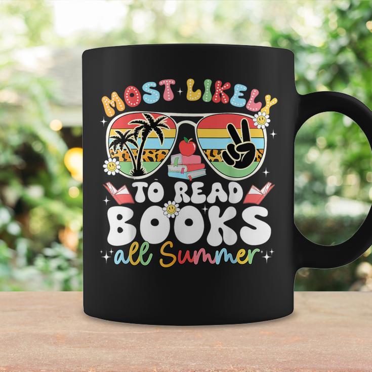 Most Likely To Read Books All Summer Book Lovers Last Day Graphic Print Coffee Mug Gifts ideas