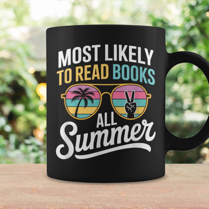 Most Likely To Read Books All Summer Reading Graphic Print Coffee Mug Gifts ideas Most Likely To Read Books All Summer Reading Graphic Print Coffee Mug Gifts ideas