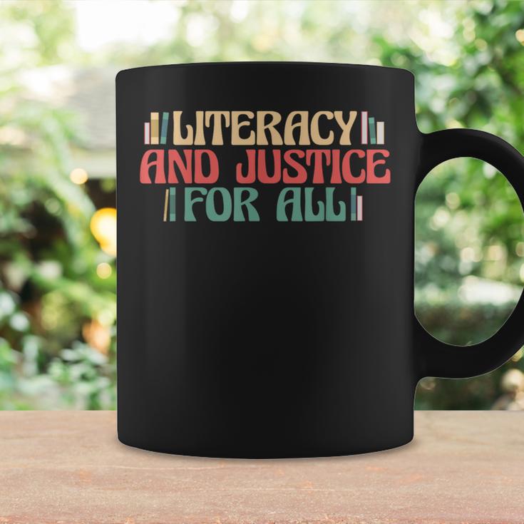 Literacy And Justice For All Teacher Reading Book Lover Men Women Graphic Print Coffee Mug Gifts ideas Literacy And Justice For All Teacher Reading Book Lover Men Women Graphic Print Coffee Mug Gifts ideas