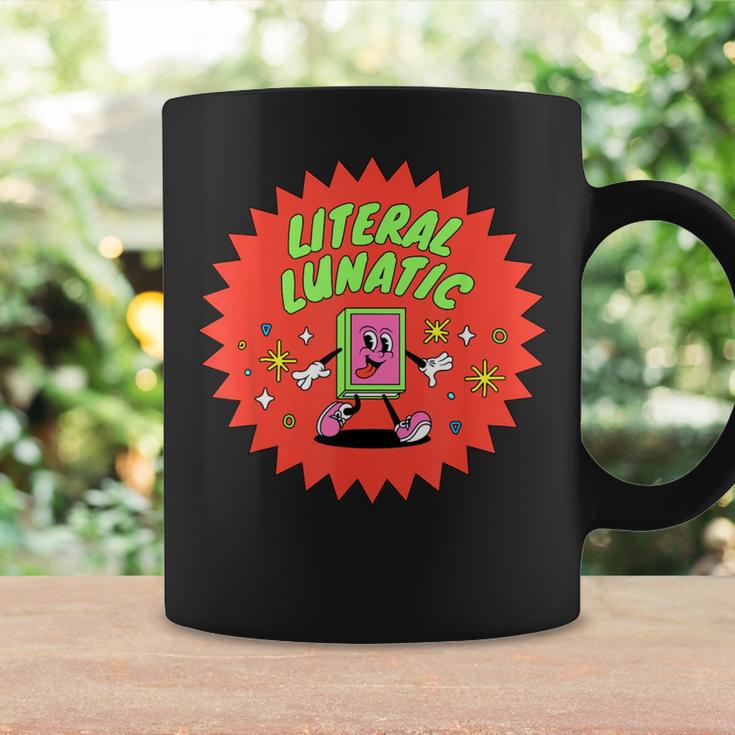 Literal Lunatic Book Lovers Library Readers & Teachers Graphic Print Coffee Mug Gifts ideas Literal Lunatic Book Lovers Library Readers & Teachers Graphic Print Coffee Mug Gifts ideas