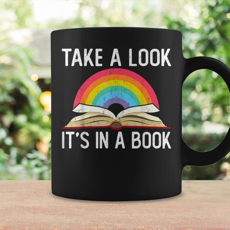 Take A Look Its In A Book Rainbow Reading Bookworm Book Graphic Print Coffee Mug Gifts ideas Take A Look Its In A Book Rainbow Reading Bookworm Book Graphic Print Coffee Mug Gifts ideas