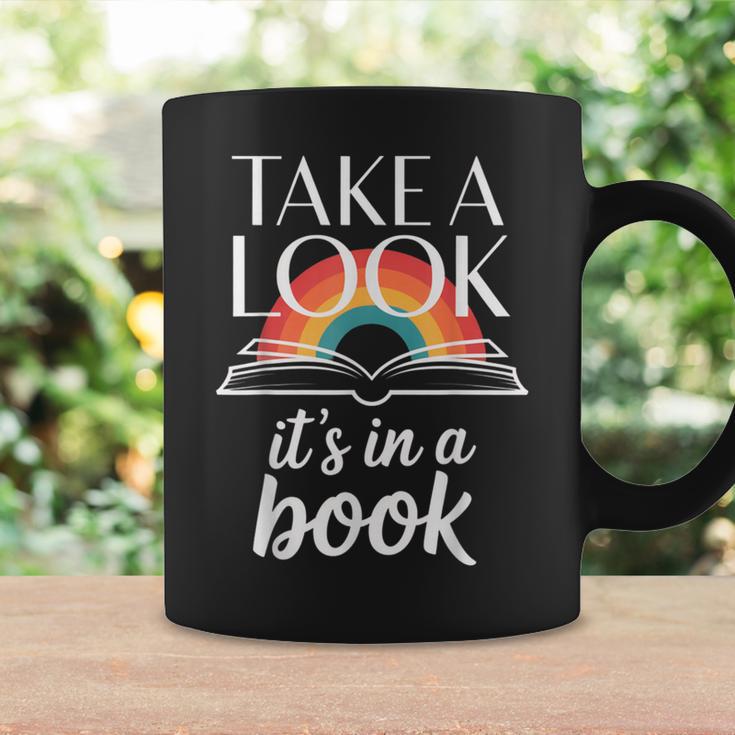 Take A Look Its In A Book Retro Reading Bookworm Librarian Graphic Print Coffee Mug Gifts ideas Take A Look Its In A Book Retro Reading Bookworm Librarian Graphic Print Coffee Mug Gifts ideas