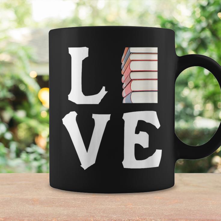 Love Books Stack Literature Reading Themed Pictograph Graphic Print Coffee Mug Gifts ideas Love Books Stack Literature Reading Themed Pictograph Graphic Print Coffee Mug Gifts ideas