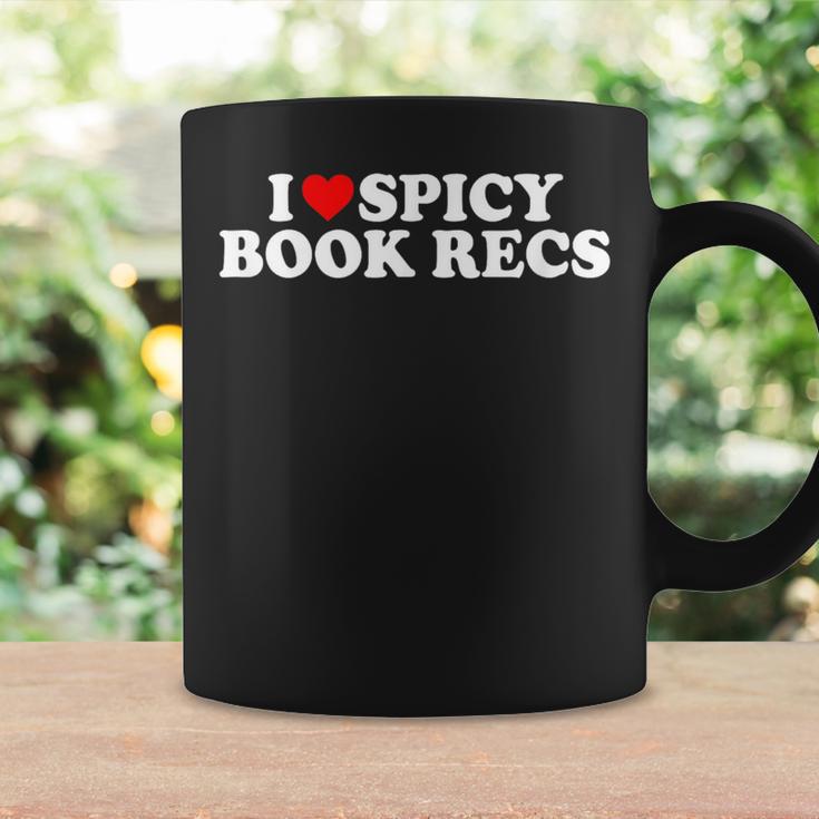 I Love Heart Spicy Book Recs Fantasy Romance Recommendations Graphic Print Coffee Mug Gifts ideas