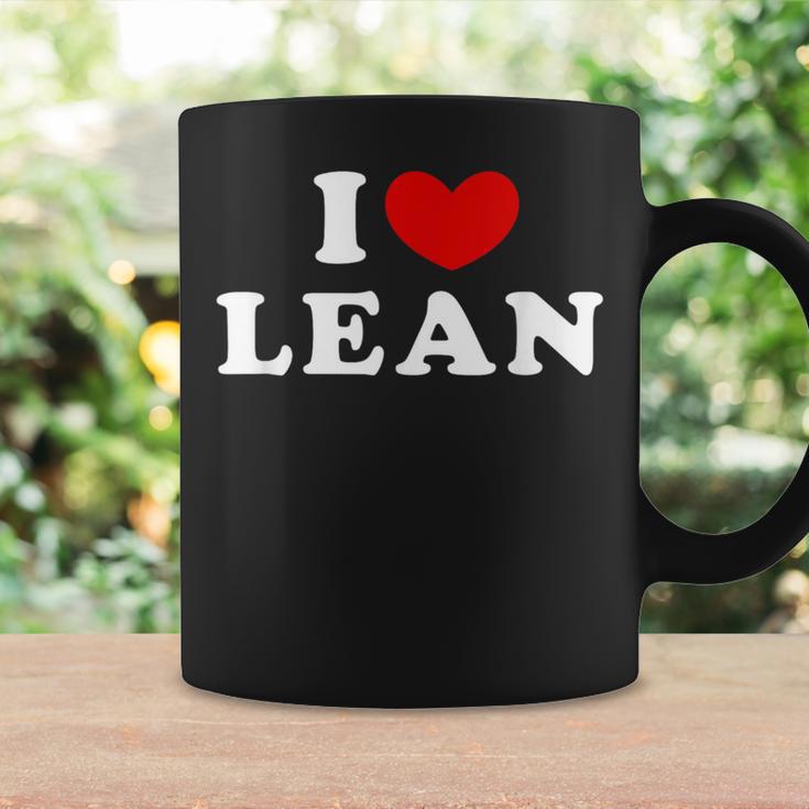 I Love Lean 私は愛する Lean コーヒーマグ ギフトのアイデア