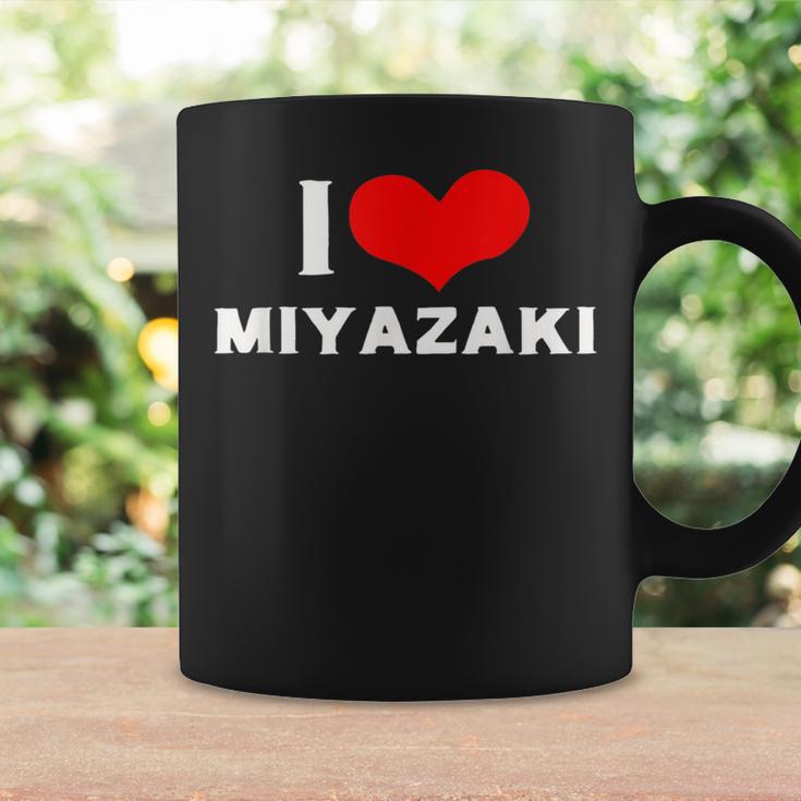 I Love Miyazaki 愛 ハート 宮崎 宮崎県 日本 お土産 かわいい おしゃれ コーヒーマグ ギフトのアイデア