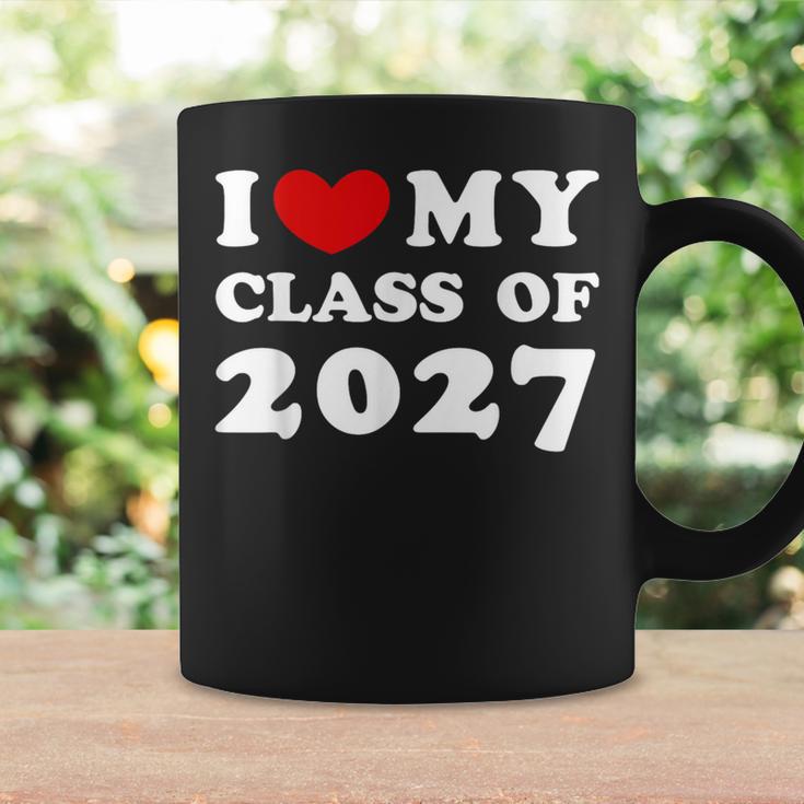 I Love My Class Of 2027 私は2027年のクラスが大好きで、2027年のクラスが好きです コーヒーマグ ギフトのアイデア
