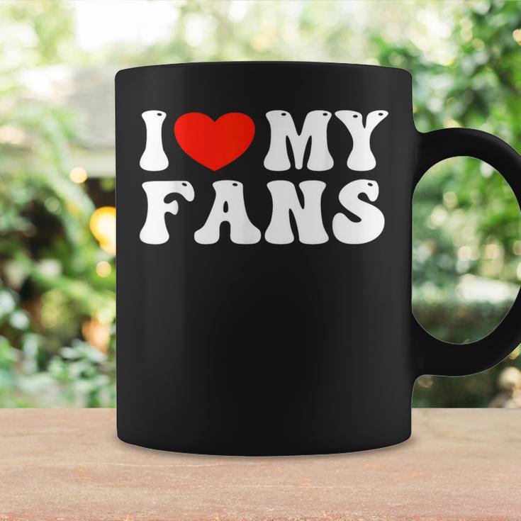I Love My Fans コーヒーマグ ギフトのアイデア