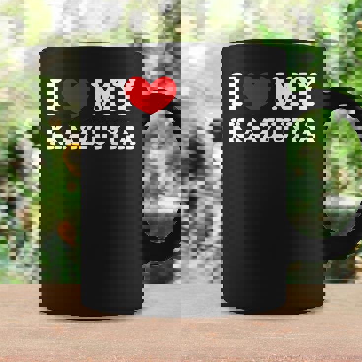 I Love My Kazuya 私はカズヤを愛しています コーヒーマグ ギフトのアイデア