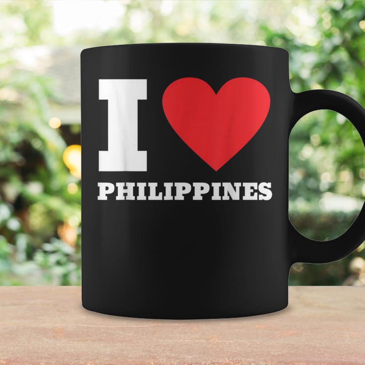 I Love Philippines I Heart Philippines 家族旅行 コーヒーマグ ギフトのアイデア