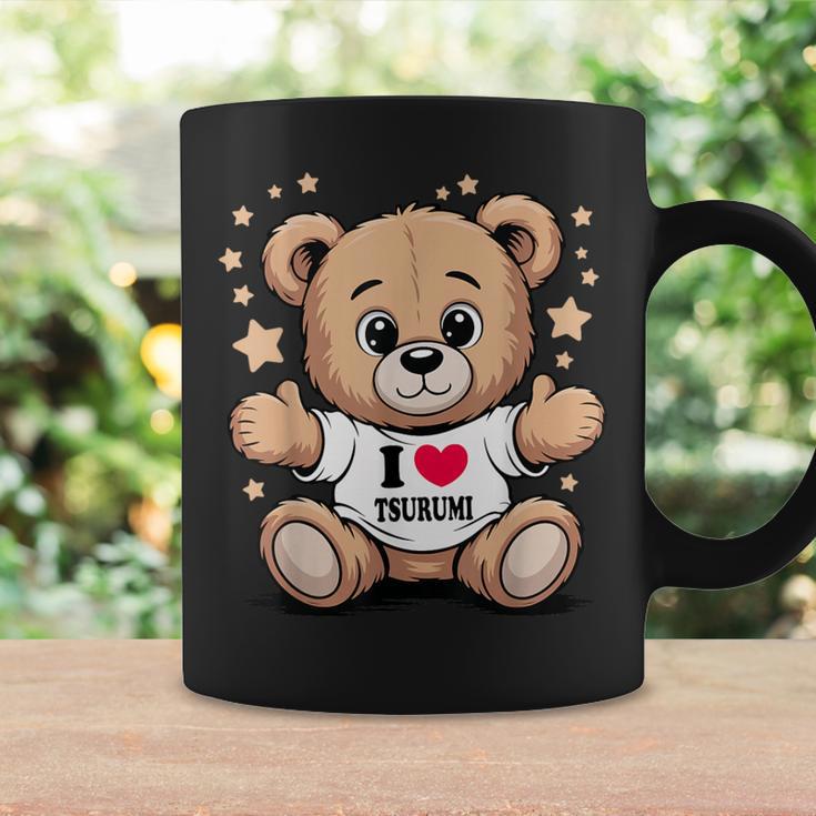 I Love Tsurumi Teddy Bear 鶴見テディベアが大好き コーヒーマグ ギフトのアイデア