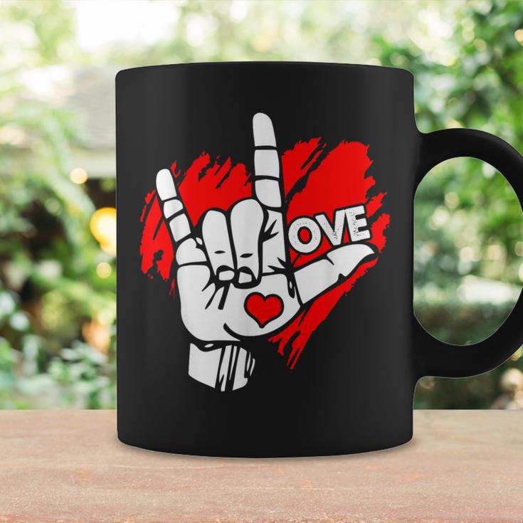 I Love You 手話 Asl Peak Languages コーヒーマグ ギフトのアイデア