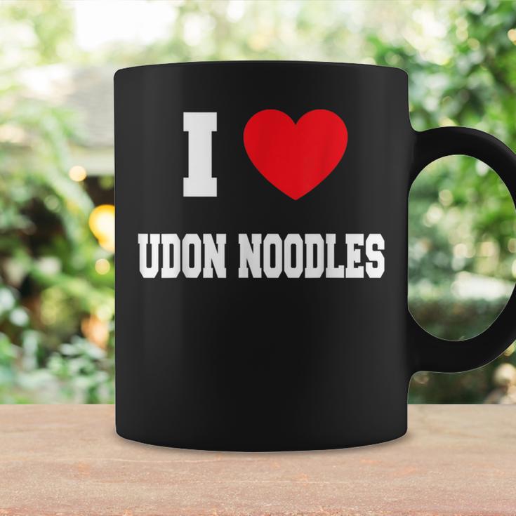 I Love うどん麺 コーヒーマグ ギフトのアイデア