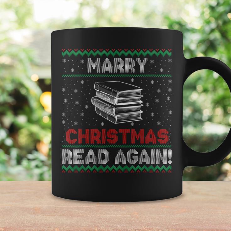 Marry Chistmas Read Again Book Lover Xmas Reader Graphic Print Coffee Mug Gifts ideas