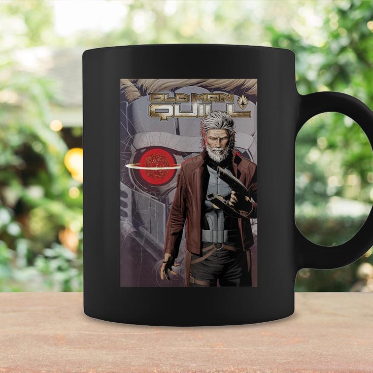 Marvel Comixology Old Man Quill Last Heist Comic Book Cover Graphic Print Coffee Mug Gifts ideas