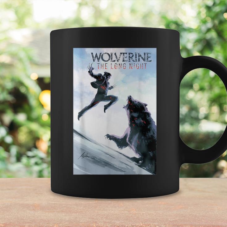 Marvel Comixology Wolverine Long Nights Comic Book Cover Graphic Print Coffee Mug Gifts ideas