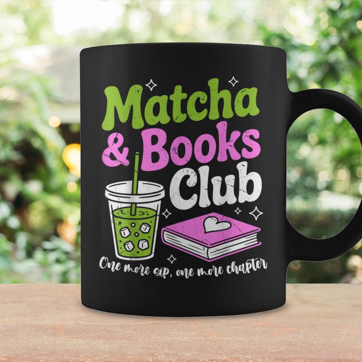 Matcha & Books Green Tea Lover ICES Matcha Latte Graphic Print Coffee Mug Gifts ideas