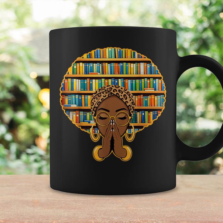 Melanin Afro Women Girl Book Librarian History African Graphic Print Coffee Mug Gifts ideas