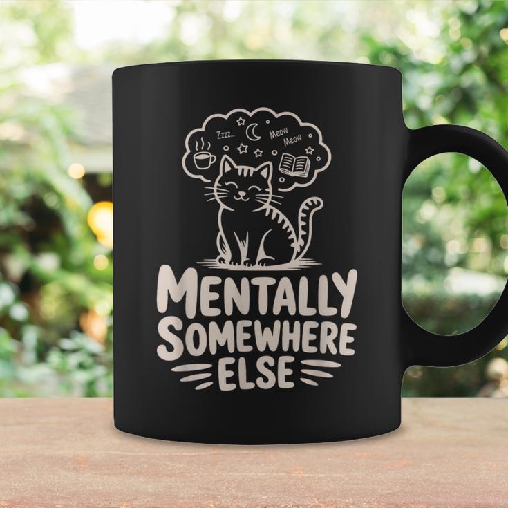 Mentally Somewhere Else Cat Coffee Books Lover Graphic Print Coffee Mug Gifts ideas Mentally Somewhere Else Cat Coffee Books Lover Graphic Print Coffee Mug Gifts ideas