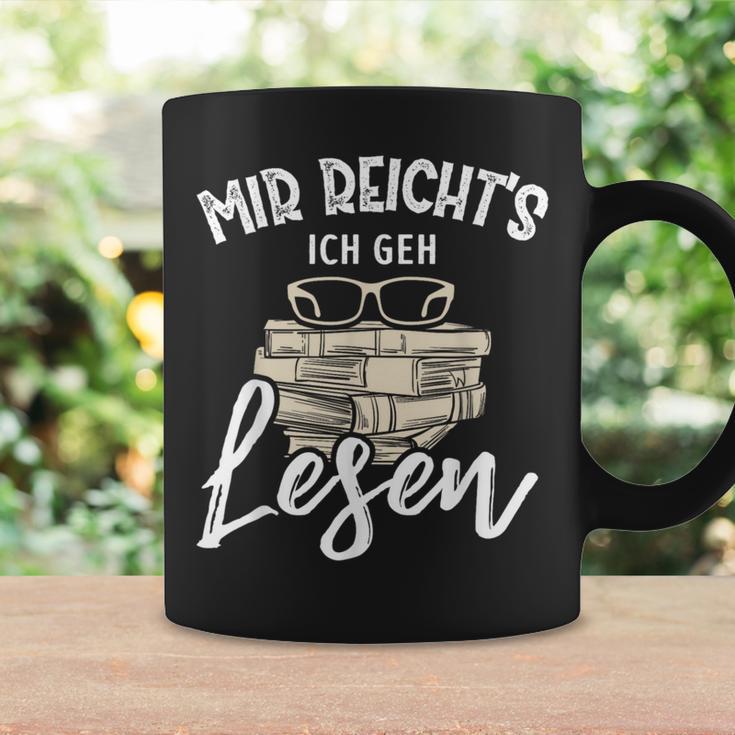 Mir Reicht's Ich Geh Lesen Books Reading Fan Bookworm Graphic Print Coffee Mug Gifts ideas