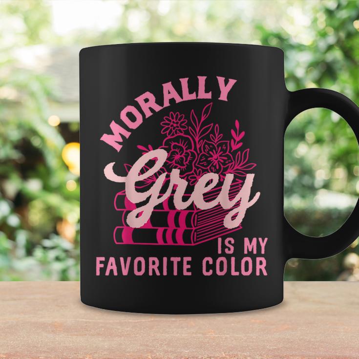 Morally Grey Is My Favorite Color Dark Romance Book Lover Graphic Print Coffee Mug Gifts ideas