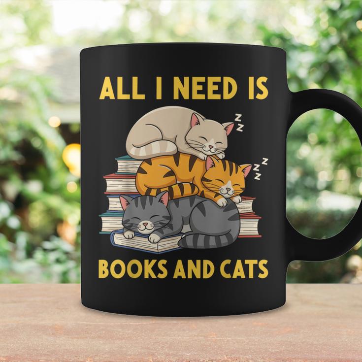 All I Need Is Books And Cats Graphic Print Coffee Mug Gifts ideas