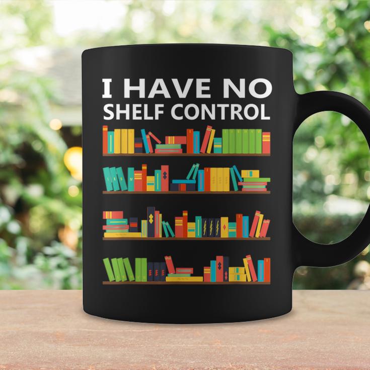 I Have No Shelf Control Book Lover Cute Reading Graphic Print Coffee Mug Gifts ideas