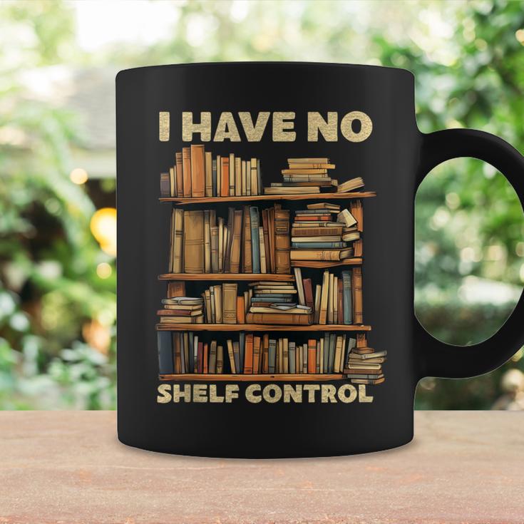 I Have No Shelf Control Book Lover Day Reading Books Library Graphic Print Coffee Mug Gifts ideas