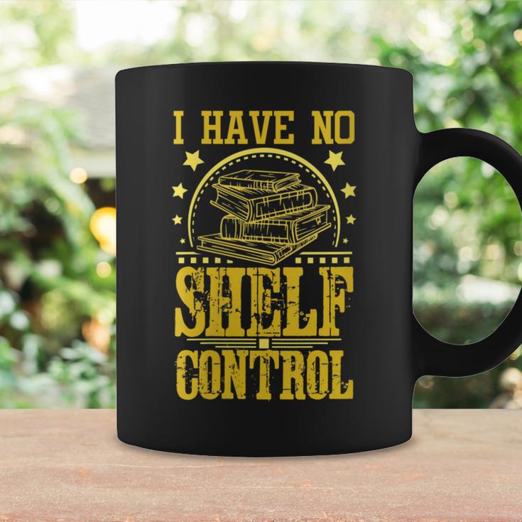 I Have No Shelf Control With Book Lover w Reading w Bookworm Graphic Print Coffee Mug Gifts ideas