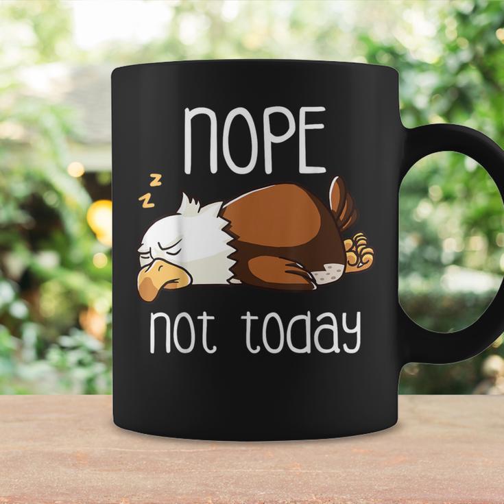 Nope Not Todayleeping American Bald Eagle Nap Early Bird コーヒーマグ ギフトのアイデア
