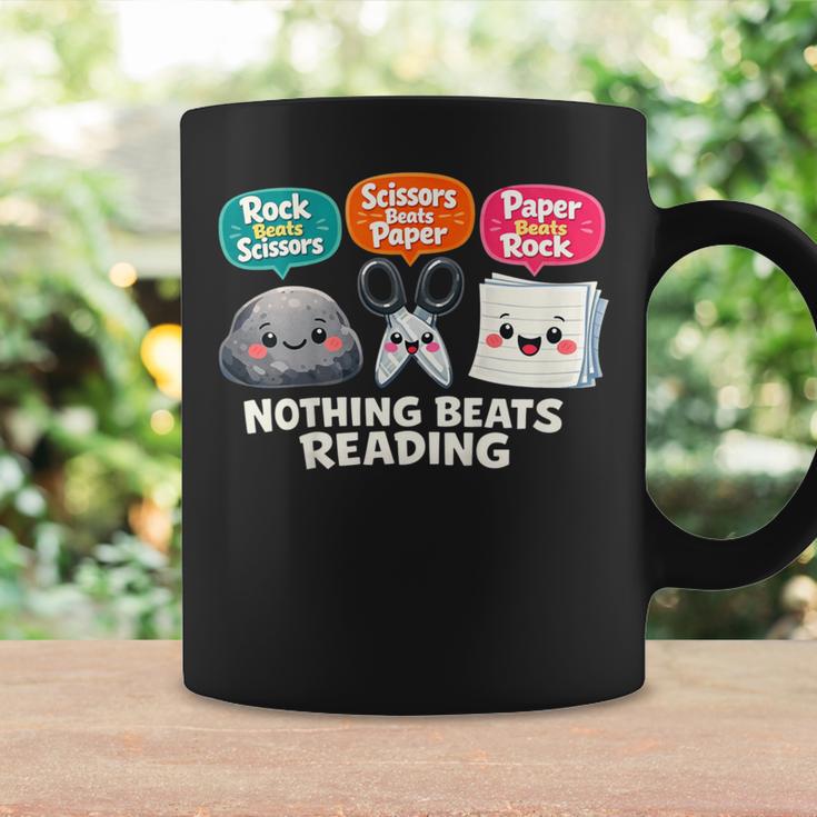 Nothing Beats Reading Book Librarian Across America Kids Graphic Print Coffee Mug Gifts ideas