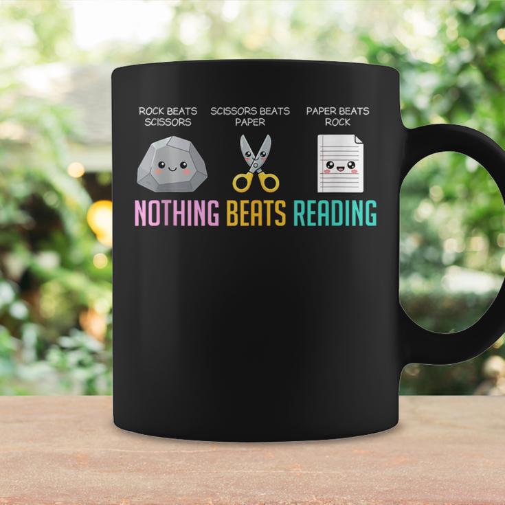 Nothing Beats Reading National Library Week World Book Day Graphic Print Coffee Mug Gifts ideas