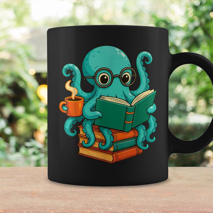 Octopus Reading Book Reading Bookworm Reader Graphic Print Coffee Mug Gifts ideas