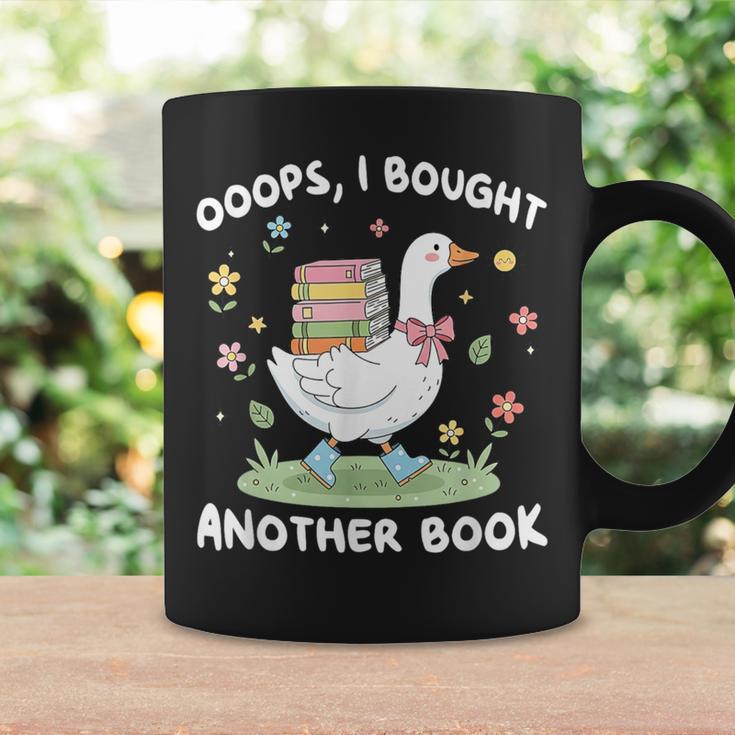 Oops I Bought Another Book Bookish Goose Reading Lover Nerd Graphic Print Coffee Mug Gifts ideas