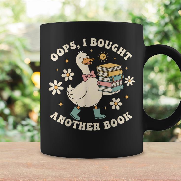 Oops I Bought Another Book Shirt Goose Reader Graphic Print Coffee Mug Gifts ideas