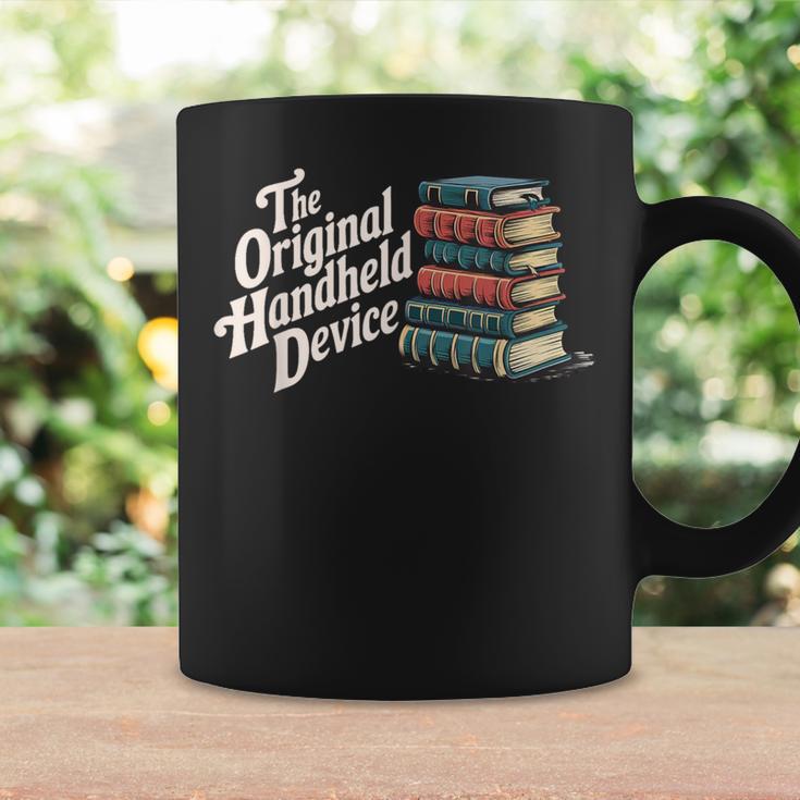 The Original Handheld Device Book Fair Book Lover Graphic Print Coffee Mug Gifts ideas