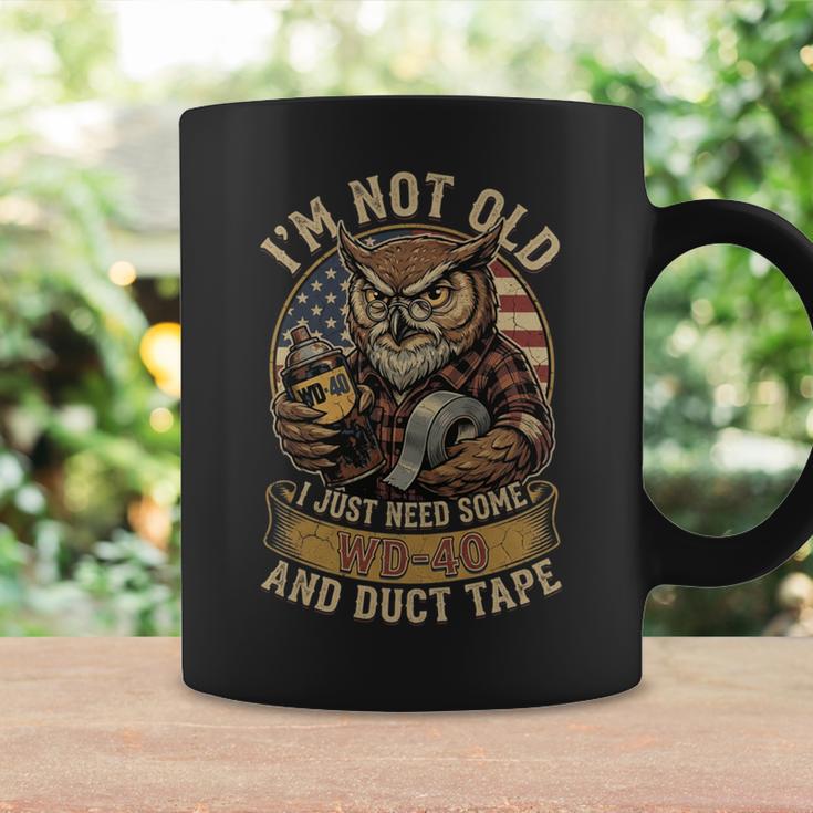 Owl I'm Not Old I Just Needome Wd40 & A Little ダクトテープ 長袖tシャツ コーヒーマグ ギフトのアイデア