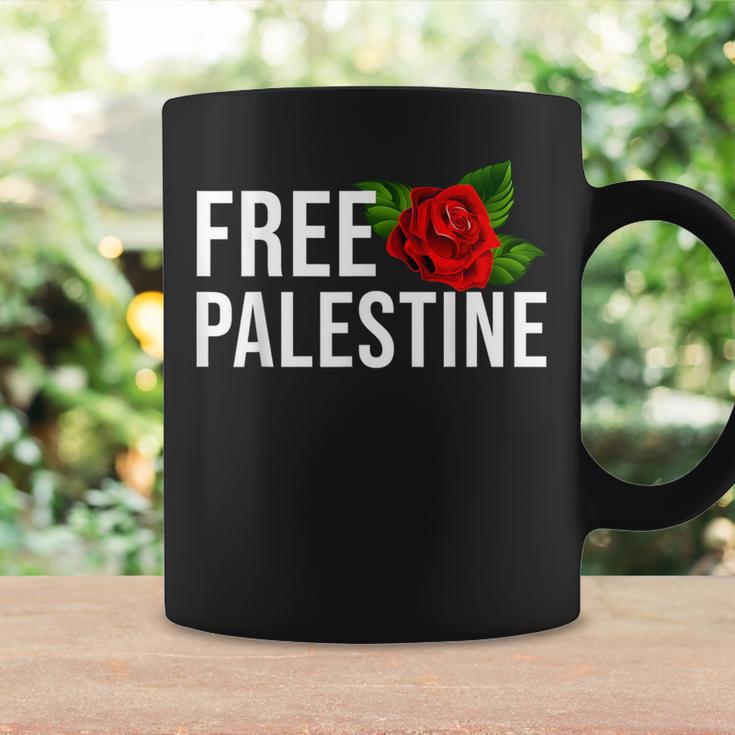 Palestine Free Palestine Free Gaza Palestine Flag Arabic コーヒーマグ ギフトのアイデア