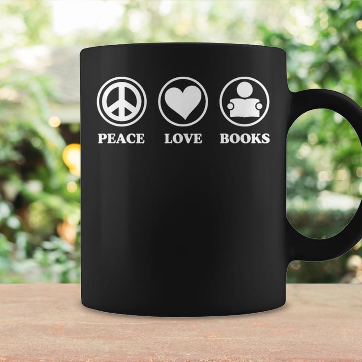 Peace Love Books Graphic Print Coffee Mug Gifts ideas