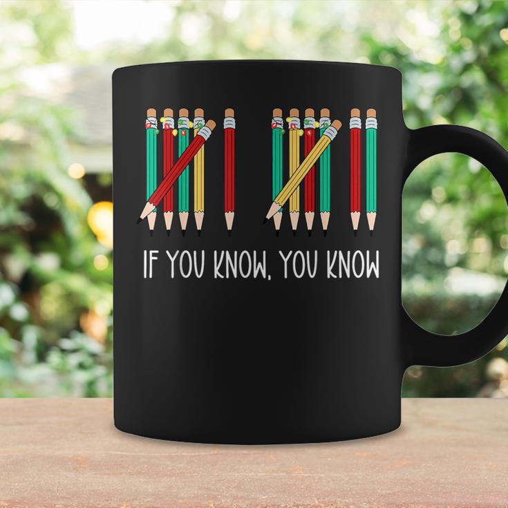 Pencil If You Know You Know 6 7 Reading Book Christmas Graphic Print Coffee Mug Gifts ideas