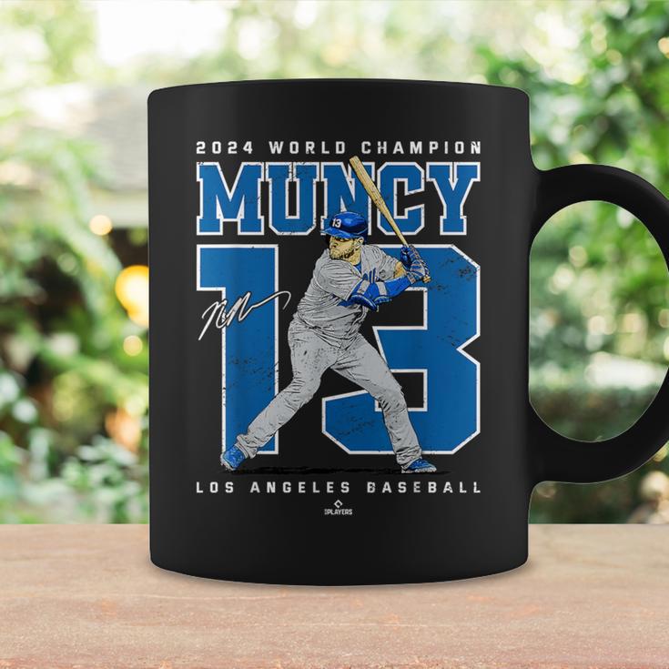 Player Number 2024 World Champion Max Muncy Los Angeles コーヒーマグ ギフトのアイデア
