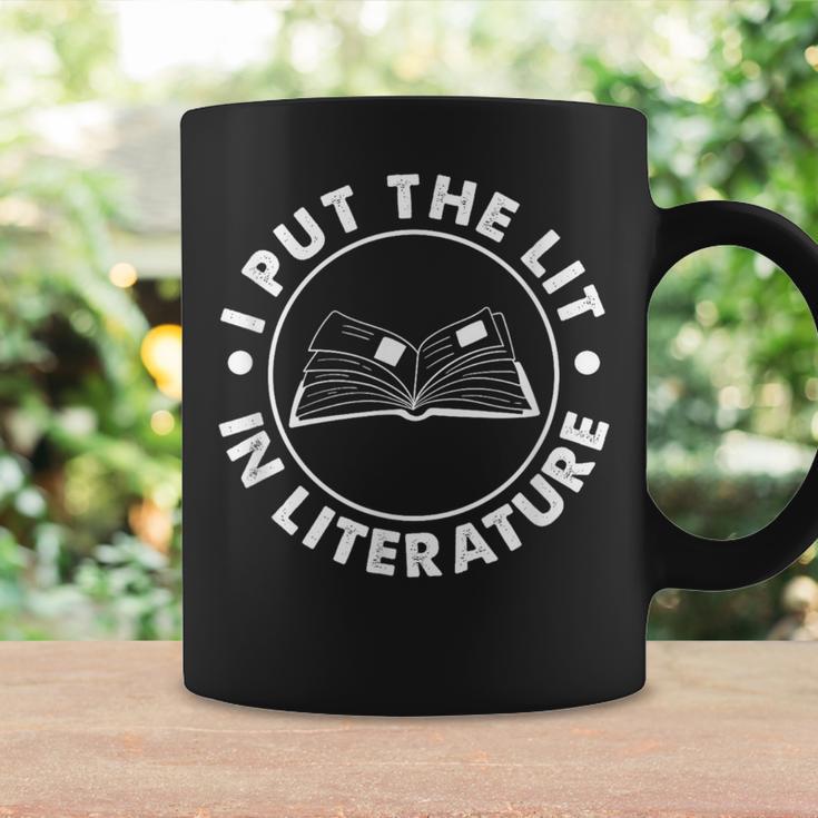 I Put The Lit In Literature English Teacher Book Reader Graphic Print Coffee Mug Gifts ideas
