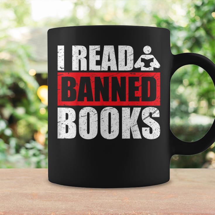 I Read Banned Books Readers Reading Sarcastic Graphic Print Coffee Mug Gifts ideas