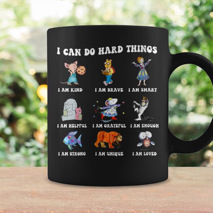 Read Book Characters I Can Do Hard Things Back To School Graphic Print Coffee Mug Gifts ideas
