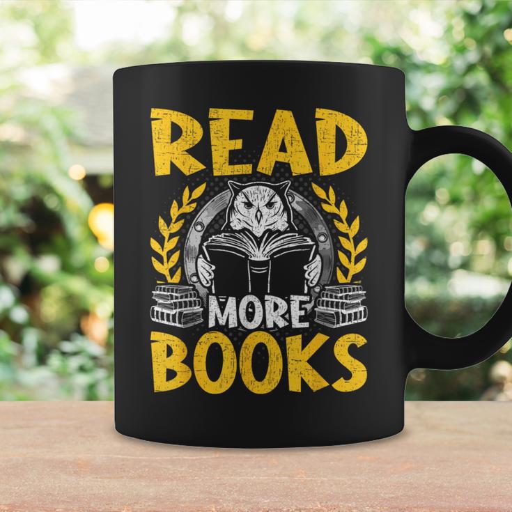 Read More Books Book Lovers Reading Graphic Print Coffee Mug Gifts ideas