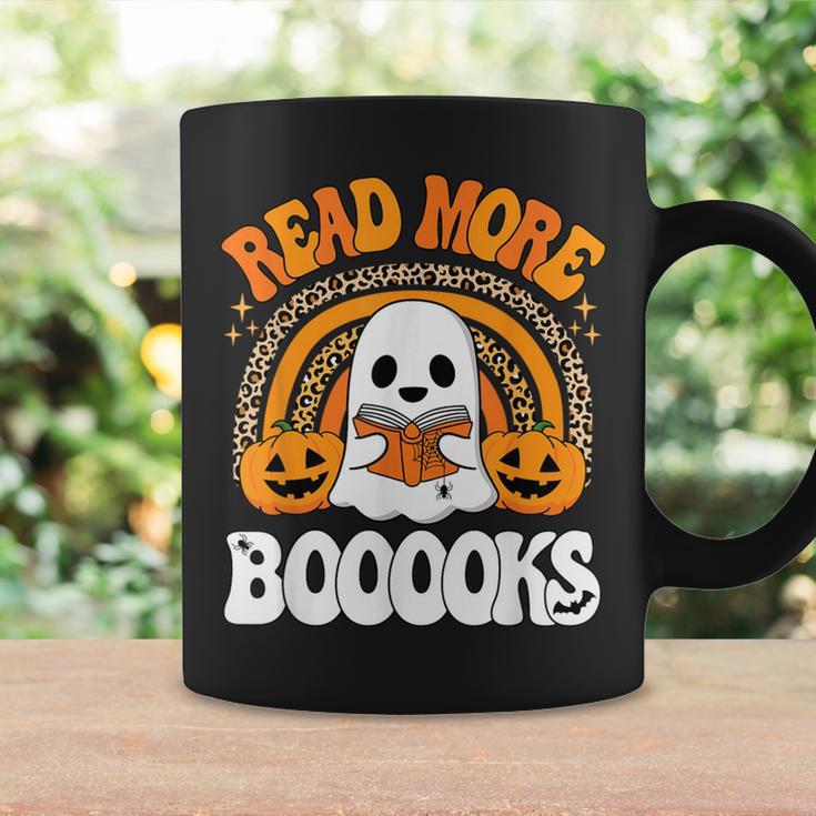 Read More Books Booooks Ghost Pumpkin Cute Teacher Halloween Graphic Print Coffee Mug Gifts ideas