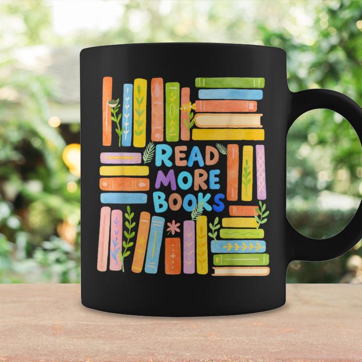 Read More Books Colorful Watercolor Reader Graphic Print Coffee Mug Gifts ideas