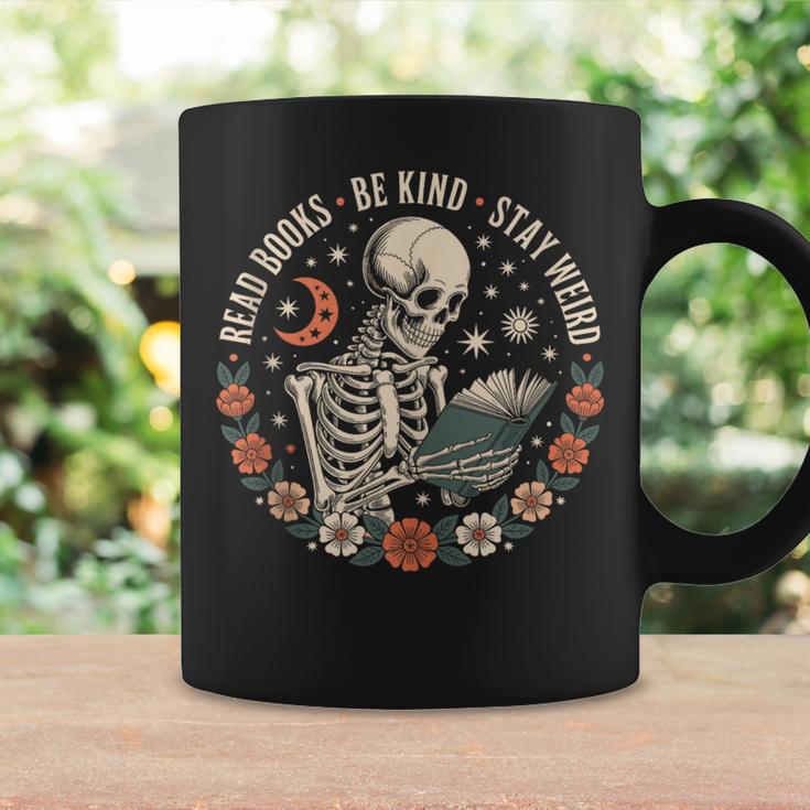 Read Books Be Kind Stay Weird Skull Bookish Boho Cute Graphic Print Coffee Mug Gifts ideas Read Books Be Kind Stay Weird Skull Bookish Boho Cute Graphic Print Coffee Mug Gifts ideas
