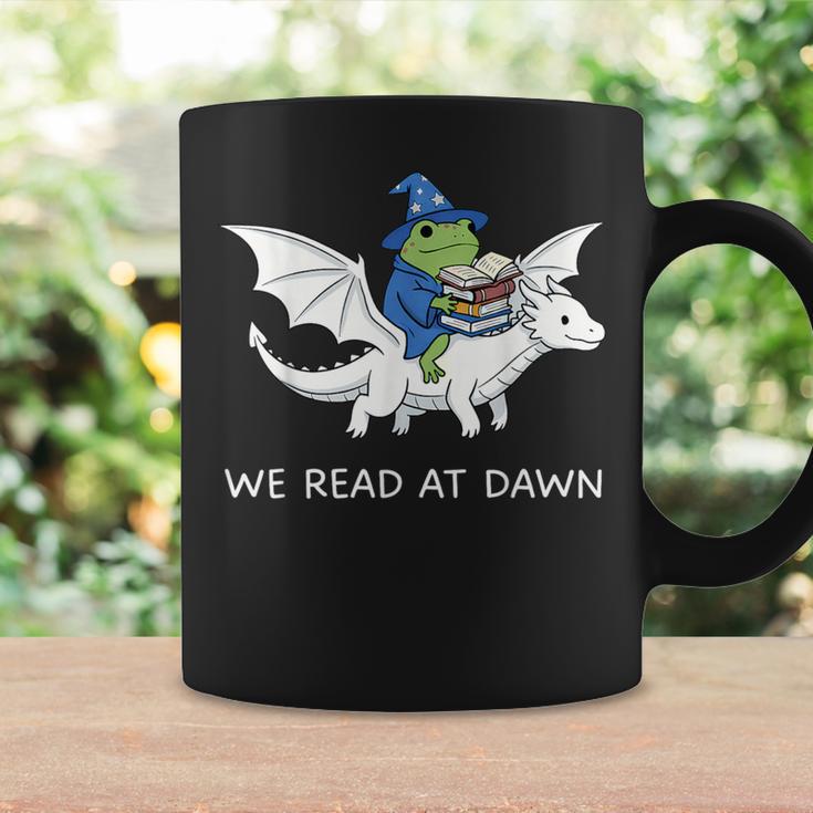 We Read At Dawn Bookish Frog Wizard Reading Graphic Print Coffee Mug Gifts ideas We Read At Dawn Bookish Frog Wizard Reading Graphic Print Coffee Mug Gifts ideas